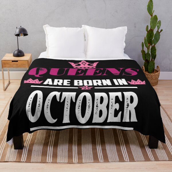 Item preview, Queens Are Born In October: Cute Birthday Gift Idea. designed and sold by cutitoutsir.