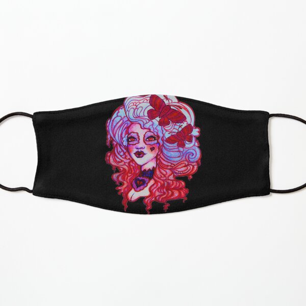Heart Moth Lady Kids Mask