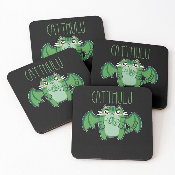 Item preview, Catthulu, Cathulu for cat and Cthulhu lover. Lovecraft horror cat fan. designed and sold by SuperSpaceThugs.