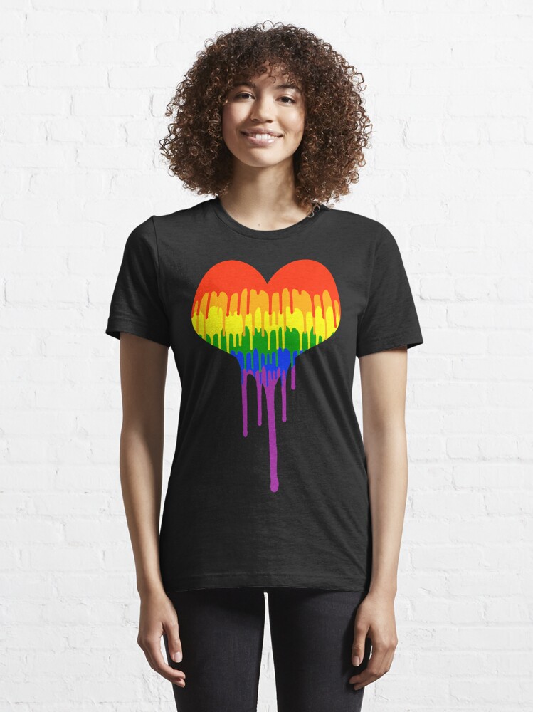 Gay Pride Drip T Shirt For Sale By Tigerparadise Redbubble Gay T