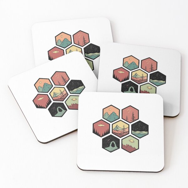 Item preview, Colored Honeycomb designed and sold by funkblast.