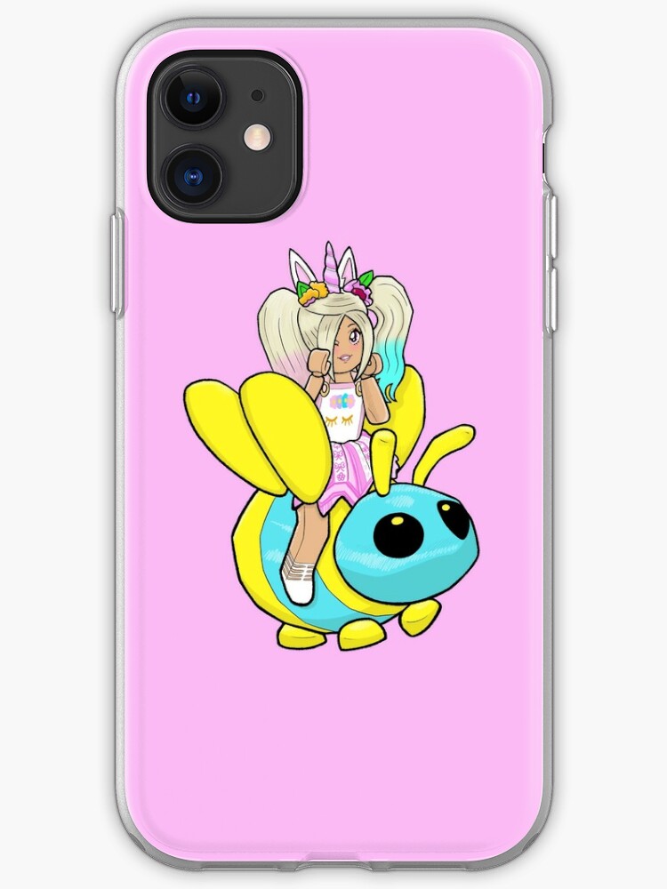 Adopt Me Neon Bee Iphone Case Cover By Pickledjo Redbubble