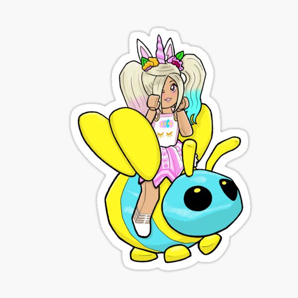 Leah Ashe Stickers Redbubble - adopt me phone number leah ashe roblox avatar