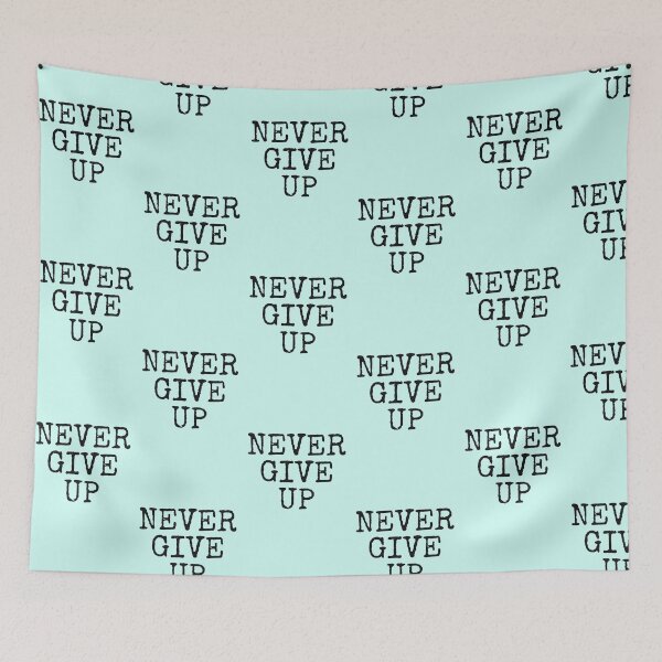 Item preview, Never give up designed and sold by NativeAssady.