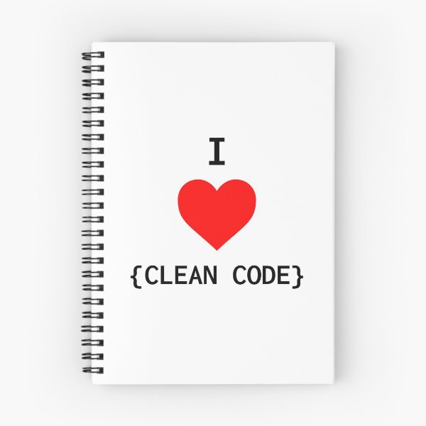 Item preview, I Love Clean Code - Red Heart designed and sold by lukassfr.