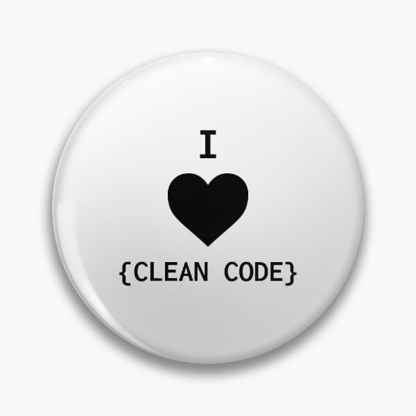 Item preview, I Love Clean Code - Black Heart designed and sold by lukassfr.