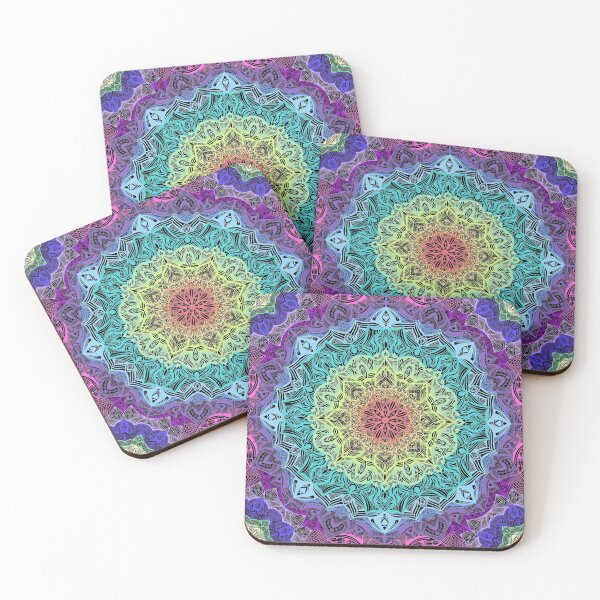 Item preview, Awesome Rainbow Mandala Pattern  designed and sold by Art-By-Jenna.