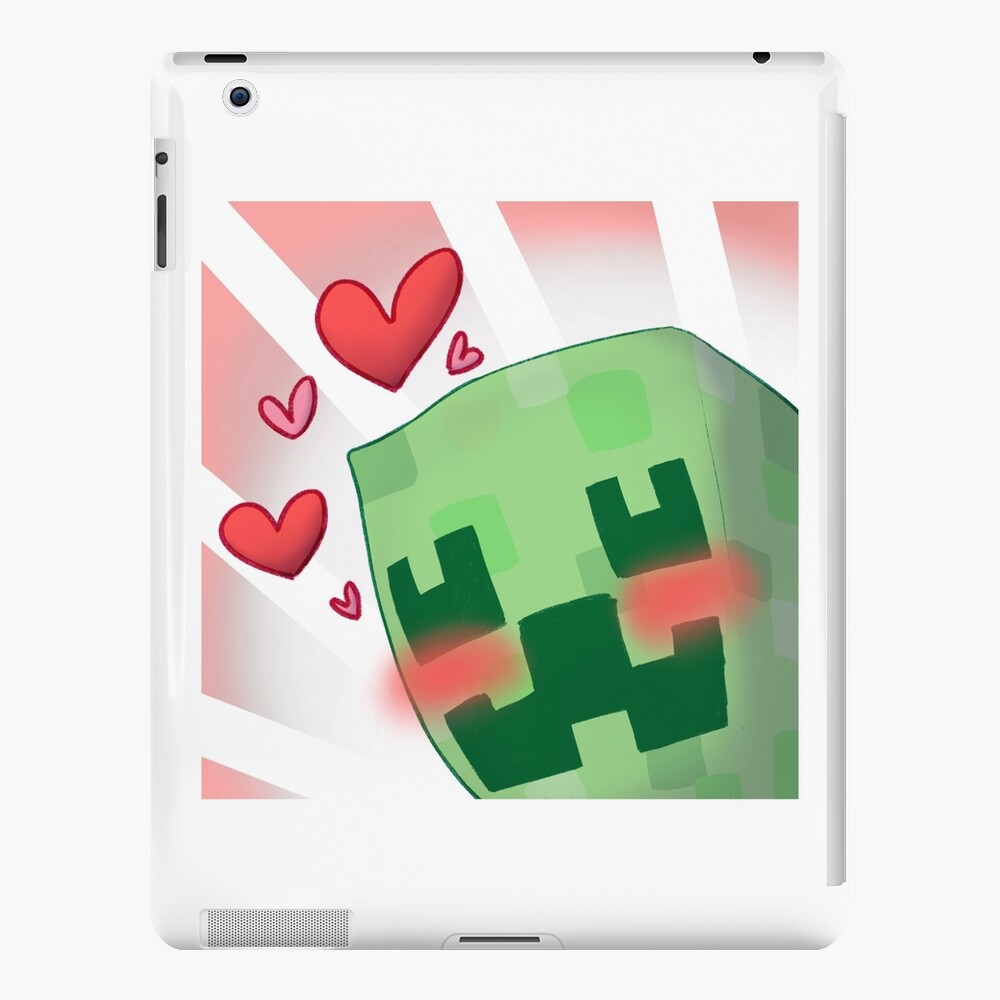 Minecraft Creeper Uwu Face Ipad Case And Skin For Sale By Fighterlm Redbubble