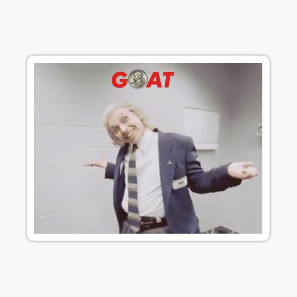 The Last Dance Coin Guy GOAT MJ Sticker