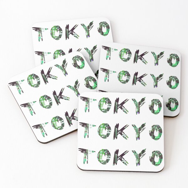 Item preview, Tokyo City - Green designed and sold by FRD-ArtDesign.