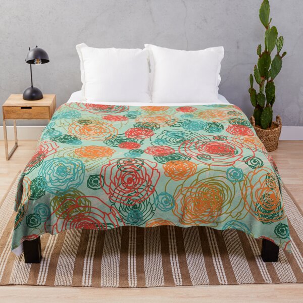 Item preview, Floral sketch seamless pattern on light mint green designed and sold by Yulia Chepurova.