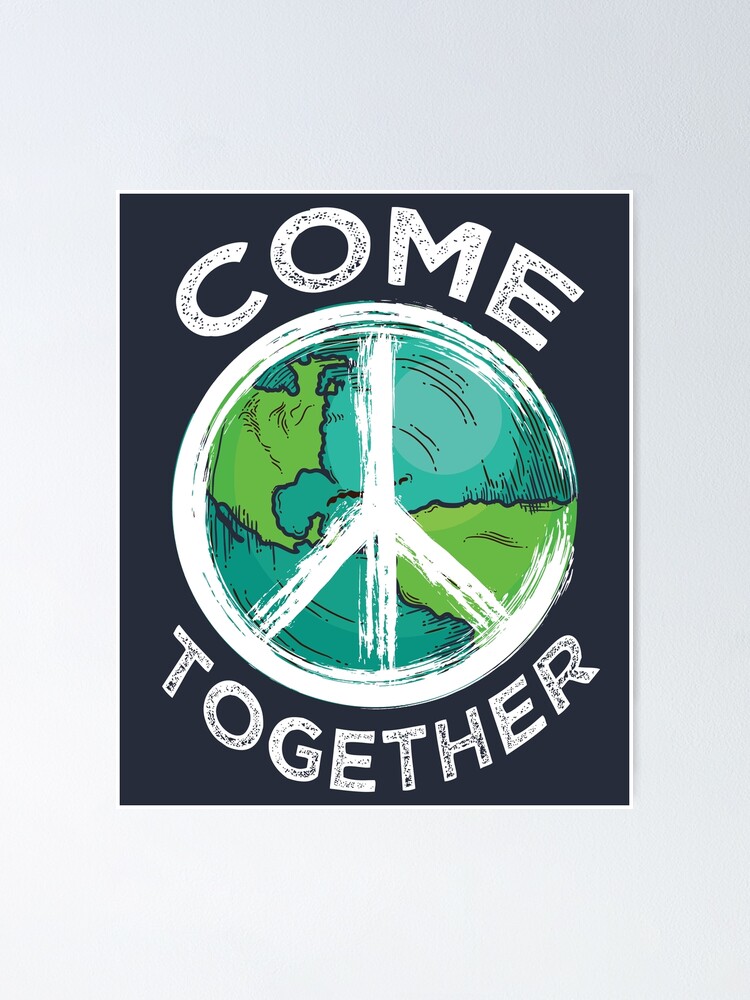 Peace Sign Hippie T-Shirt | Come Together Peace Sign Hippie T-Shirt | Come Together