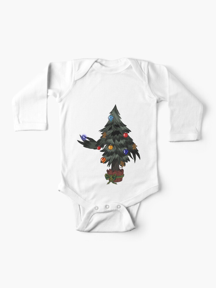 Tree Guard Winter Feast Decorated Baby One Piece By Klickwitch Redbubble