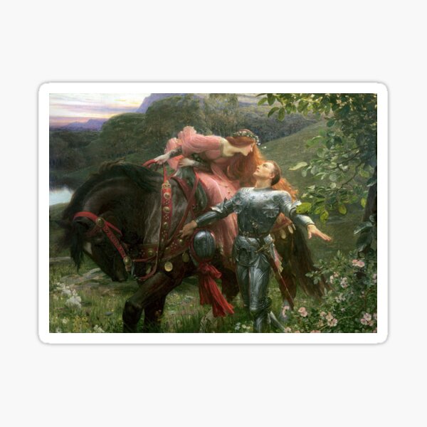 la belle dame sans merci Sticker