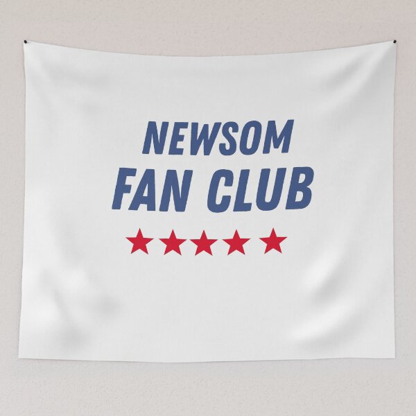 Item preview, Newsom Fan Club Shirt Gavin Newsom ~ Governor Newsom California Governor T-Shirt T-Shirt California State Governor designed and sold by RETROACTIVE SHOP.