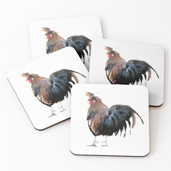 Item preview, funny chicken rooster, mohawk designed and sold by Stephanie  Skeem.