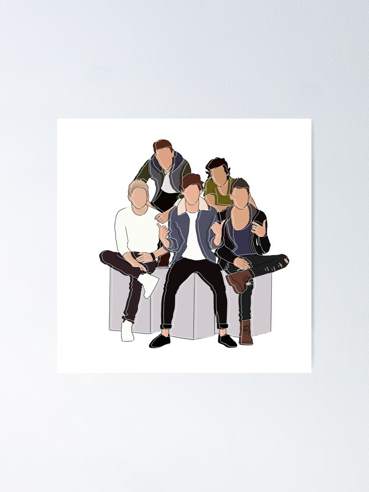 one direction poster by alexliss726 redbubble