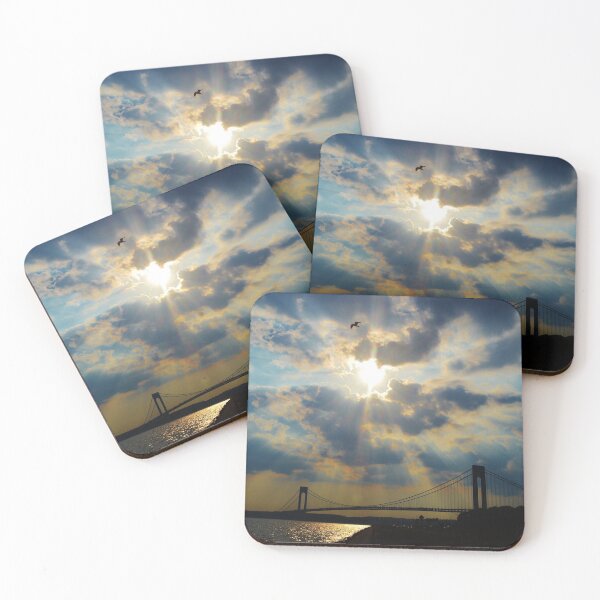 Item preview, Sunbeam over the Verrazzano Bridge designed and sold by floofpictures.