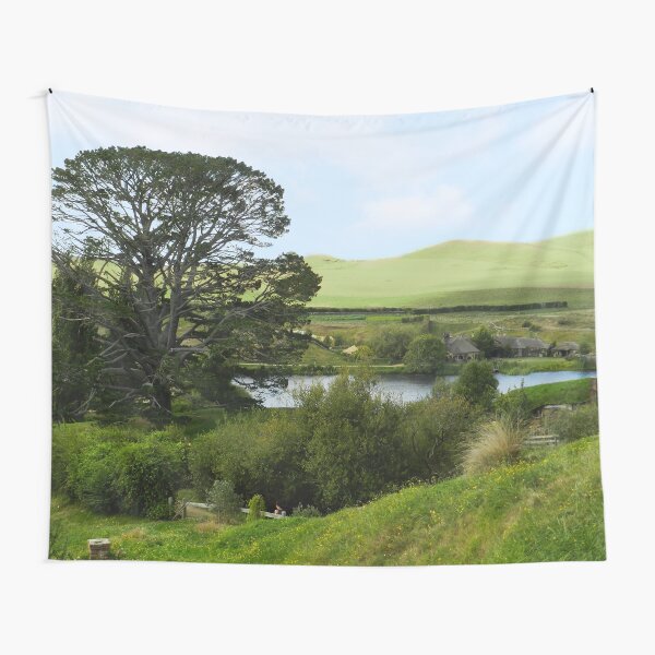 Overlooking the Party Tree and Hobbiton Tapestry
