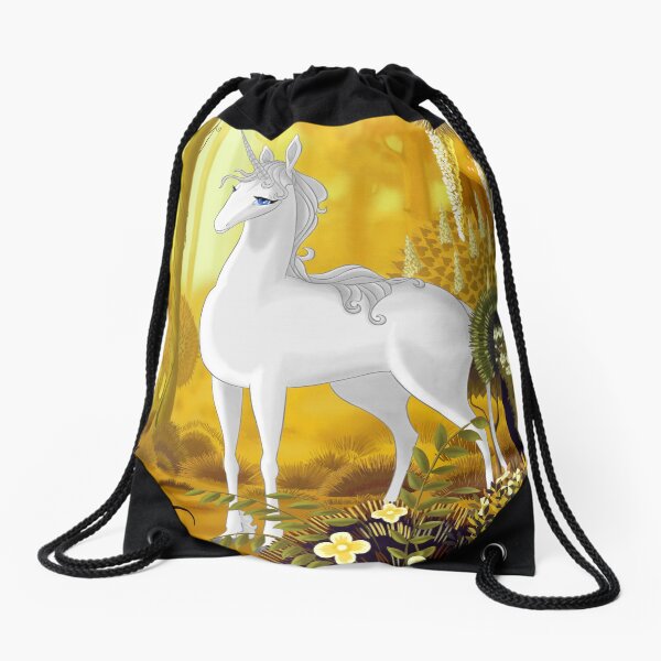 The Last Unicorn Drawstring Bag