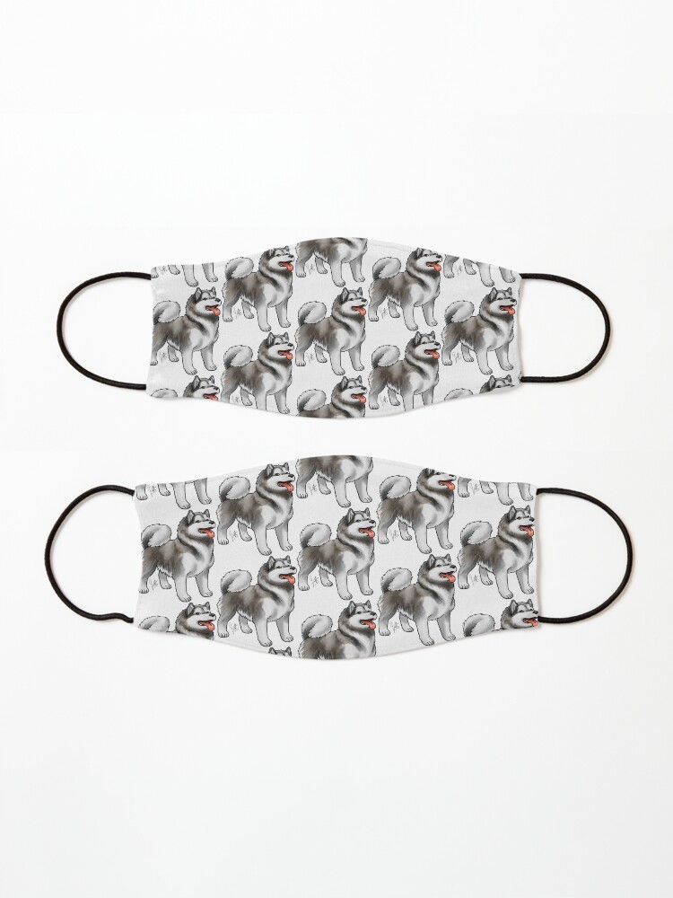 Alternate view of Alaskan Malamute Mask