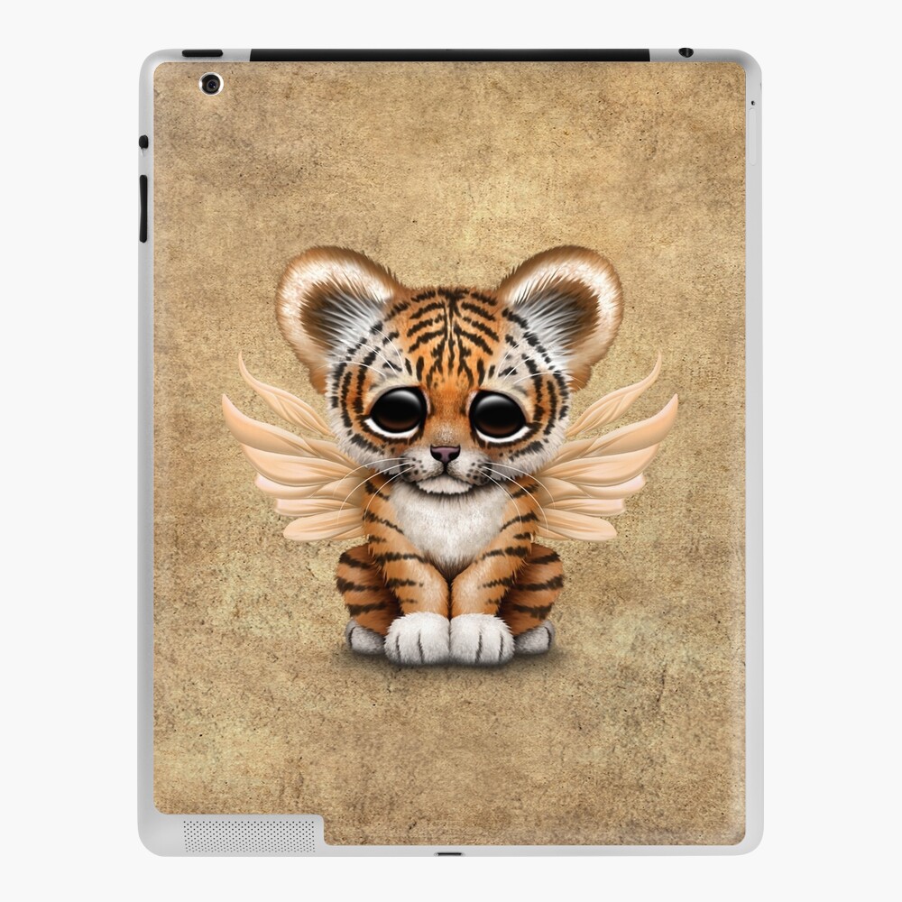 Cute Baby Tiger Cub With Fairy Wings Ipad Case Skin By Jeffbartels Redbubble