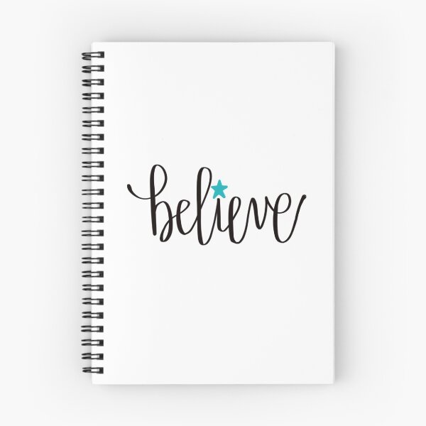 Item preview, Handlettered "Believe" designed and sold by Nanette Tracy.