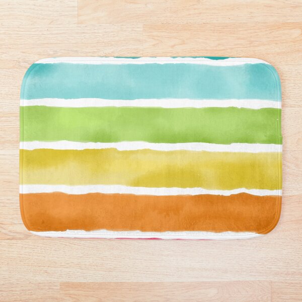 Item preview, Watercolor Colorful Stripes designed and sold by RajaGraphica.