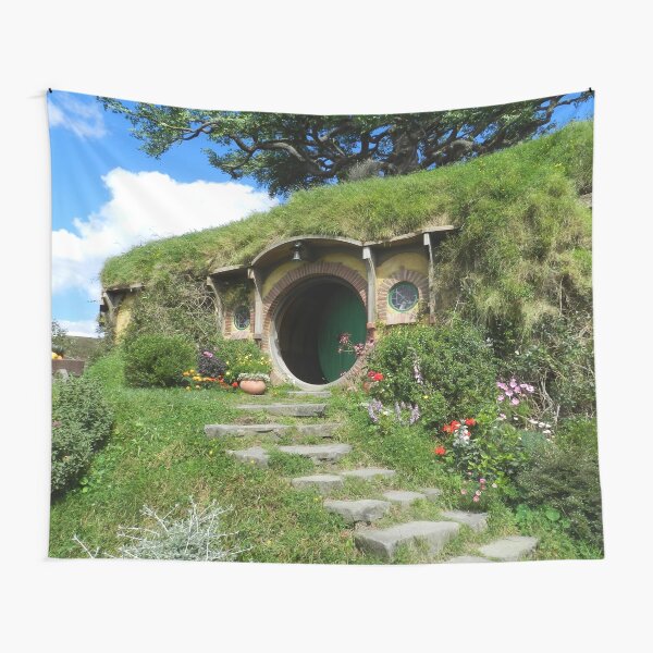Bag End on a Sunny Day Tapestry