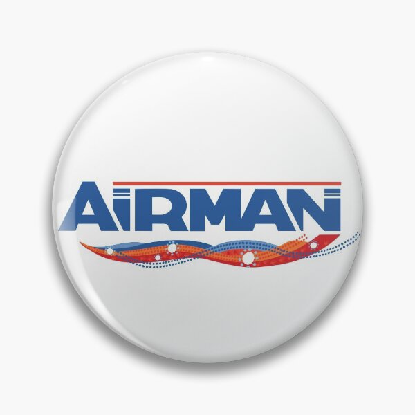 Artikelvorschau, Airman Australian Flugzeugbauer Logo entworfen und verkauft von Sarah Trett.