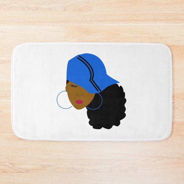 Item preview, Side Afro Puff Black Woman With Natural Hair designed and sold by blackartmatters.