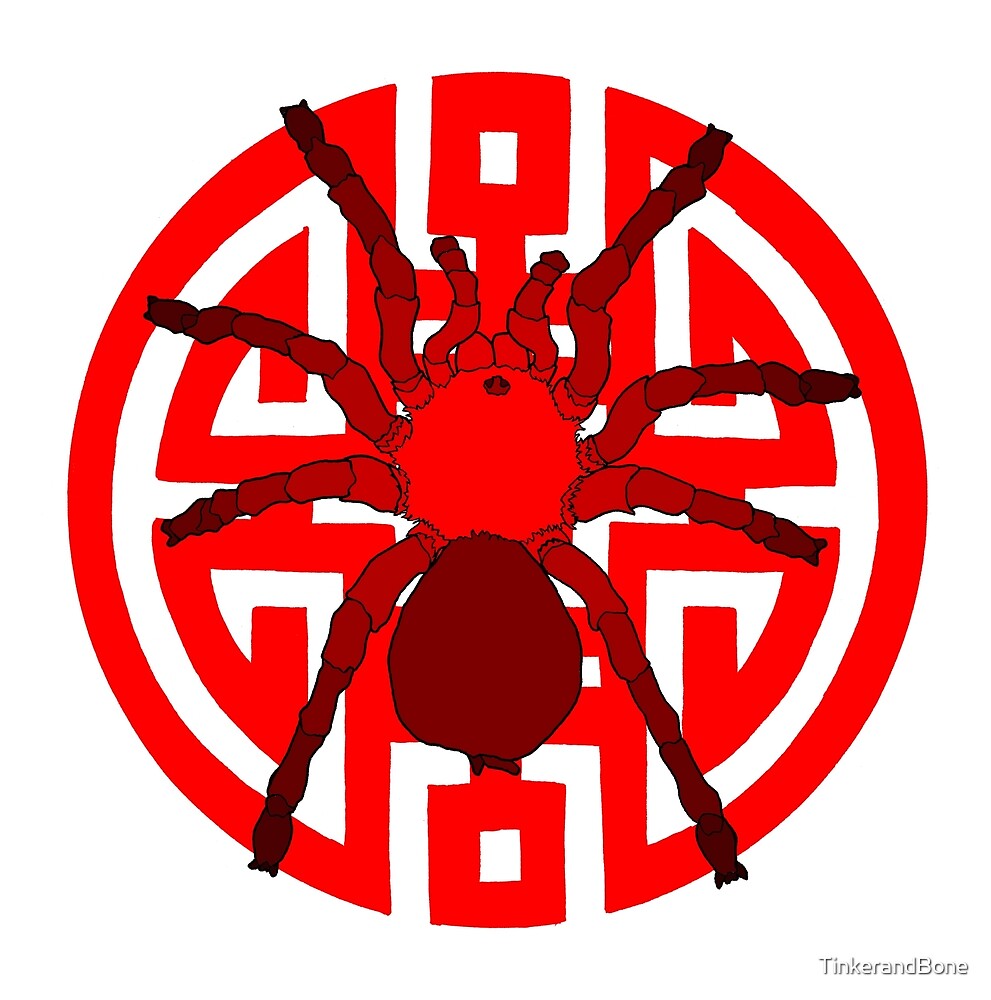 "Red Tarantula" by TinkerandBone | Redbubble