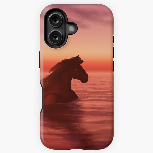 Aperçu de l'œuvre Couché de soleil [Cheval] créée et vendue par ScotisFr.