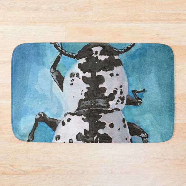 Item preview, Texas Ironclad Beetle black & white pattern by Ela Steel designed and sold by elasteel.