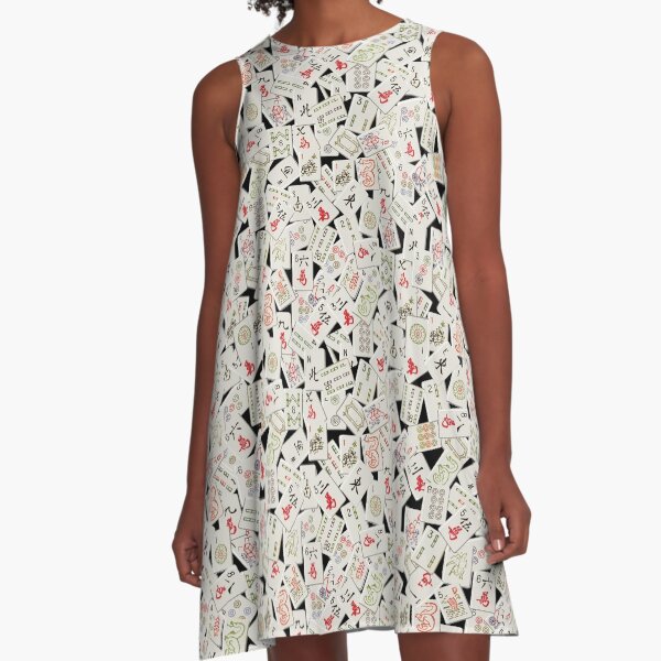 Mahjongg Rocks! A-Line Dress