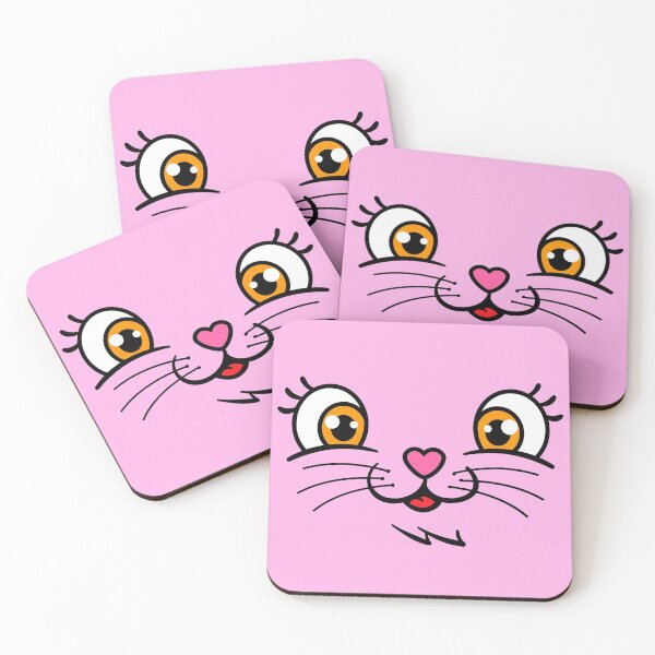 Item preview, Pink Cat Nose Face Mask Girls Cat Animal Mouth Masks designed and sold by vomaria.