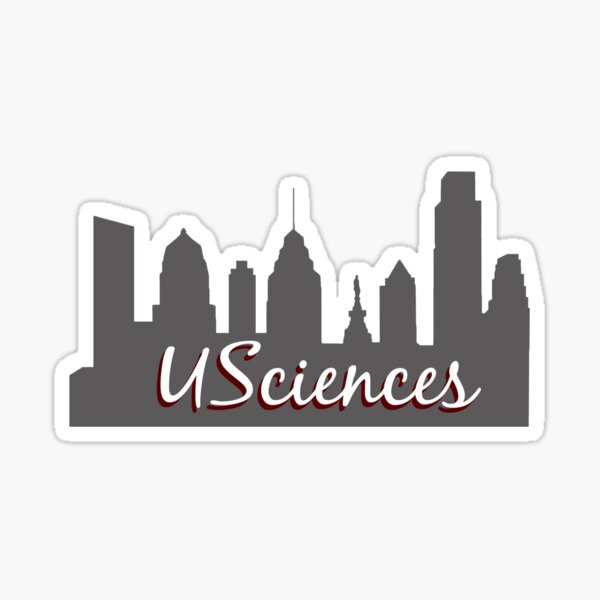 "Usciences Gray Skyline" Sticker by 21jennyc Redbubble