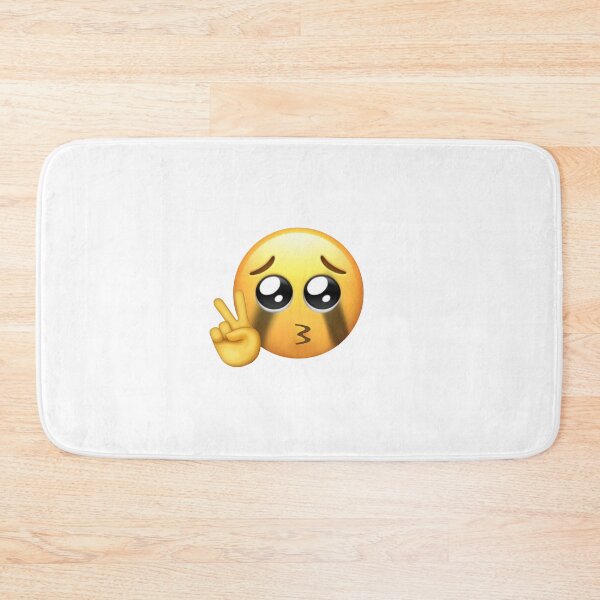 Item preview, crying peace sign pleading emoji - mental breakdown lol  designed and sold by cameronbaba.