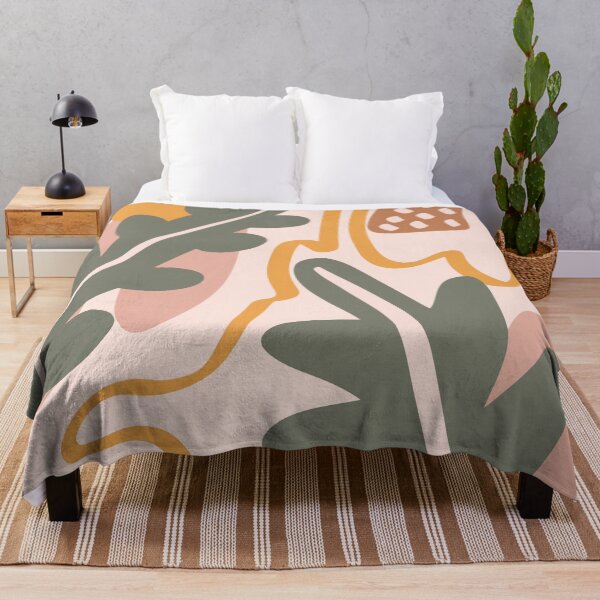 Item preview, Warm tones abstract plant print designed and sold by Emily Zigo.