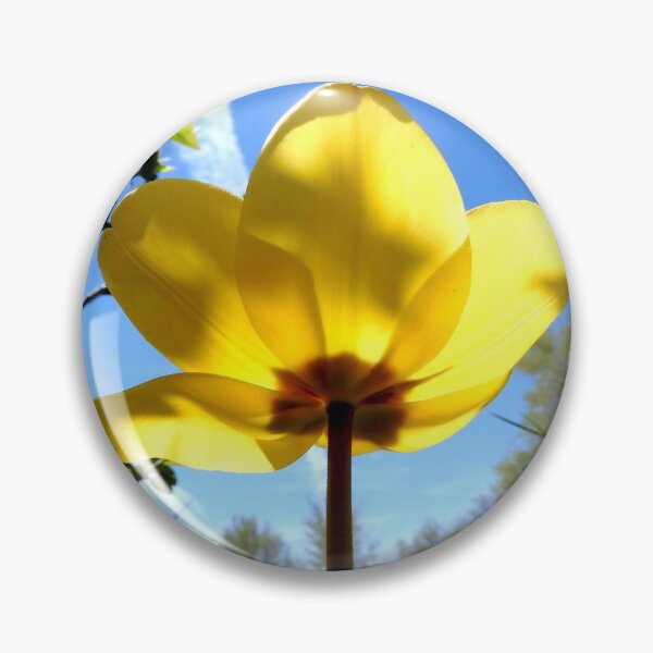 Item preview, yellow tulip, blue sky designed and sold by Stephanie  Skeem.