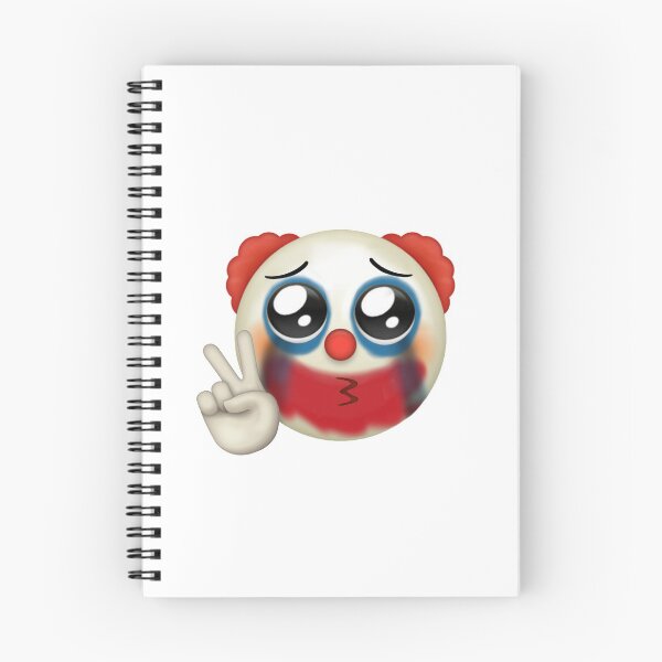 Item preview, crying peace sign clown emoji  designed and sold by cameronbaba.