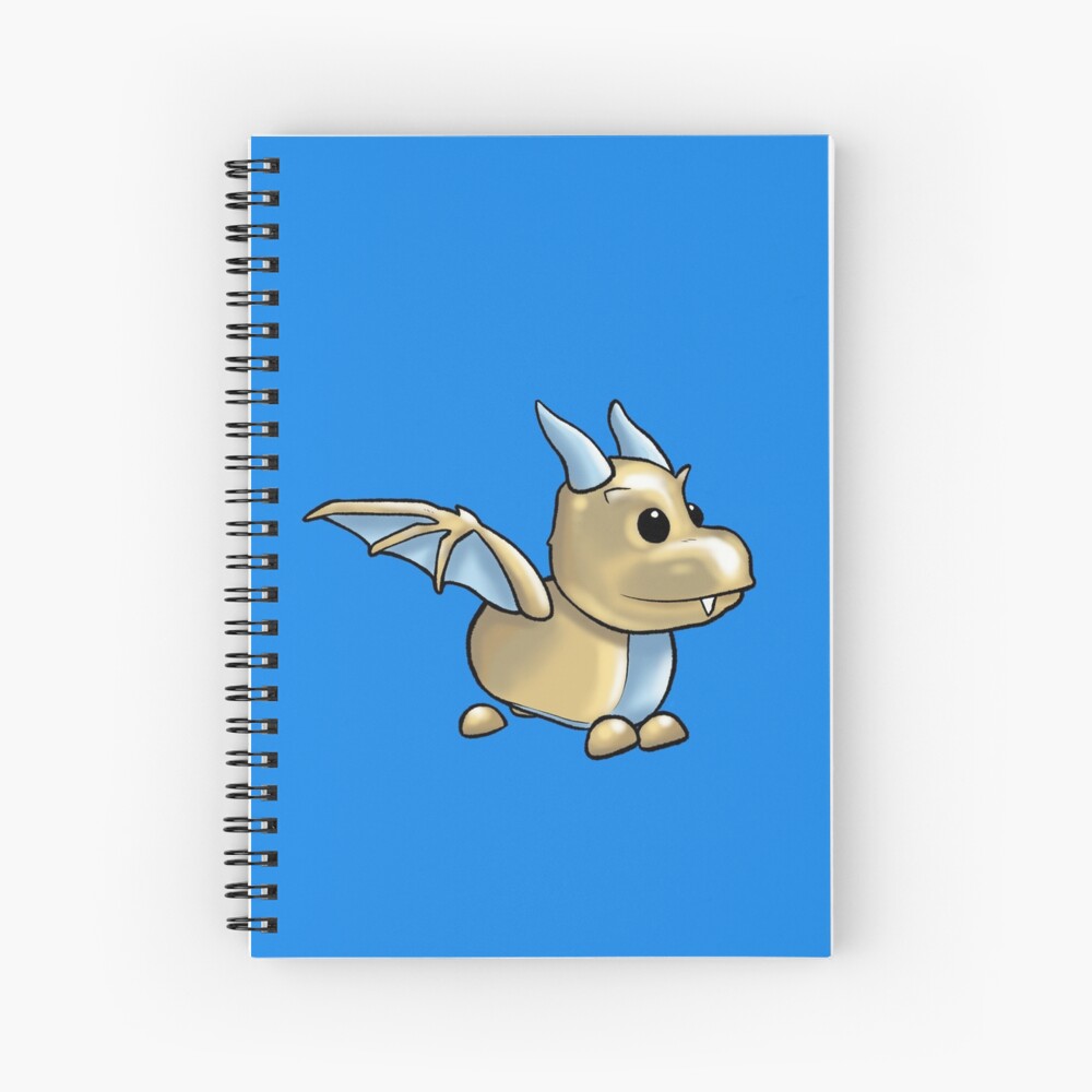Adopt Me Golden Dragon Hardcover Journal By Pickledjo Redbubble