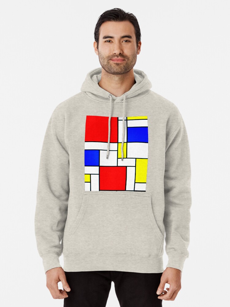 blue red and yellow hoodie