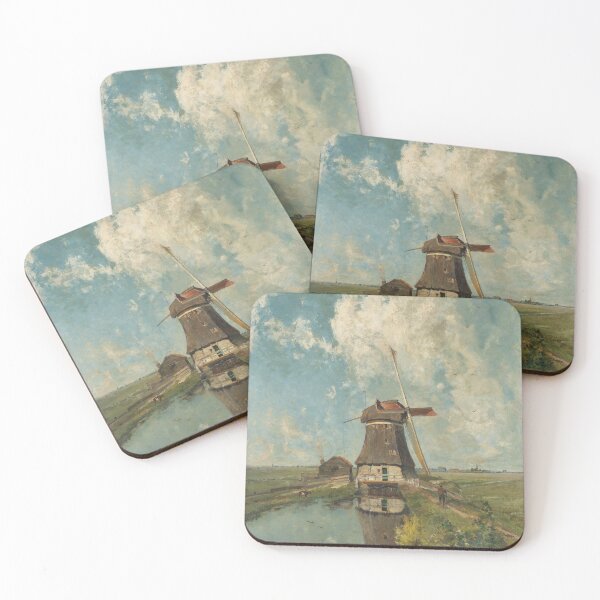 Item preview, A Windmill on a Polder Waterway, Known as ‘In the Month of July’, Paul Joseph Constantin Gabriël, c. 1889 designed and sold by aclmohle.