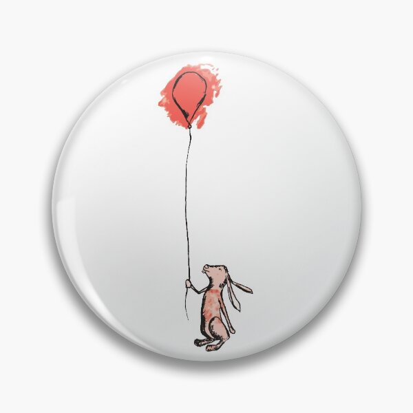 Item preview, Whimsical Balloon Bunny Rabbit Illustration Red designed and sold by KristopherBel.