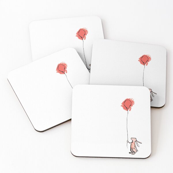 Item preview, Whimsical Balloon Bunny Rabbit Illustration Red designed and sold by KristopherBel.