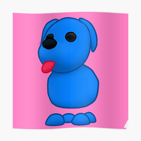 Roblox Adopt Me Neon Blue Dog Youtube