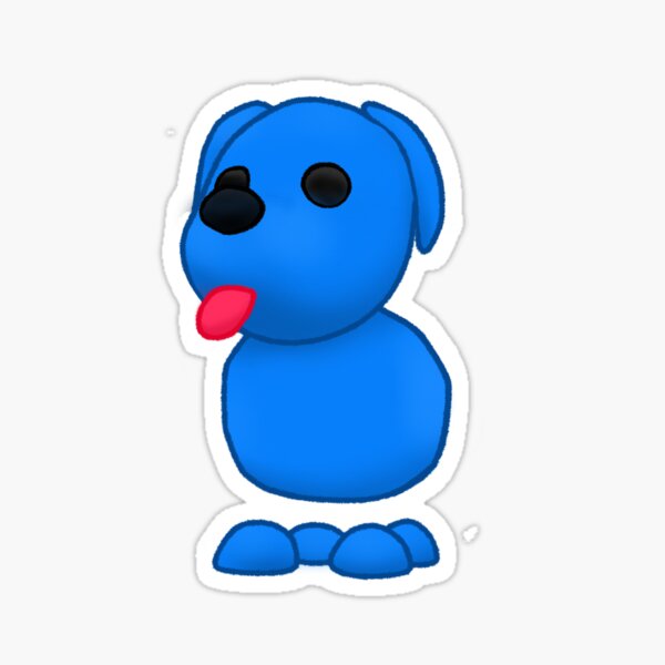 Adopt Me Pets Drawing Blue Dog