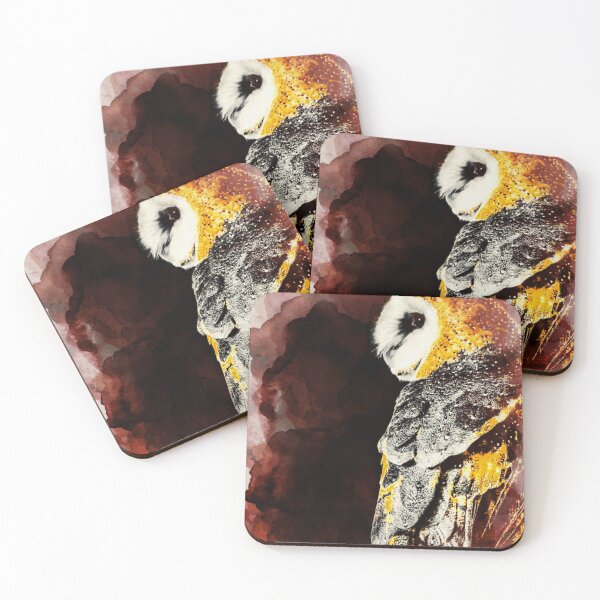 Item preview, Sacred Barn Owl wisdom designed and sold by DancingsupWhale.