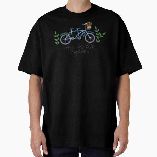 Item preview, We're In This Together Tandem Bicycle || Teamwork || Bike || Lettering  designed and sold by Hilary Leslie.